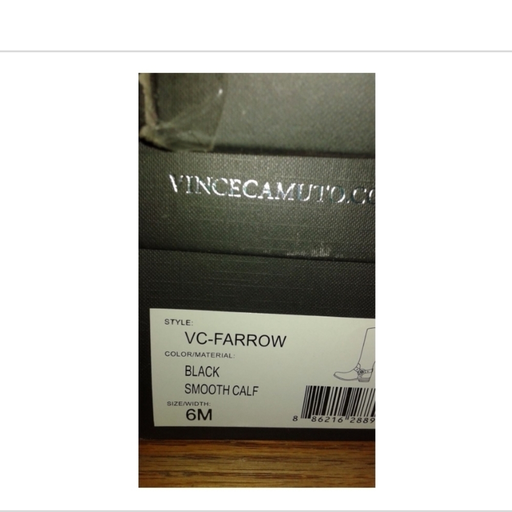 NEW VINCE CAMUTO EQUESTRIAN GENUINE LEATHER BOOTS SIZE 6 - Picture 6 of 8